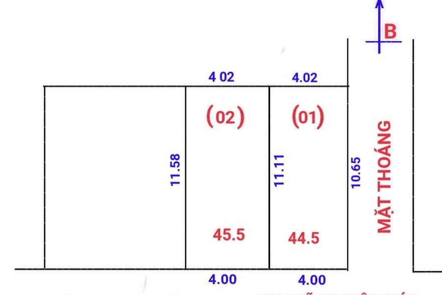 Bán đất tại Quốc Lộ 3, Sóc Sơn. Diện tích 44,5m2-01