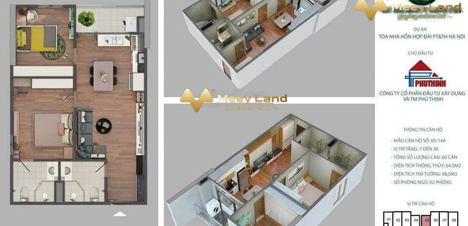 Diện tích 64.5m2, bán chung cư vào ở ngay giá chốt nhanh chỉ 1.86 tỷ tọa lạc ngay tại Đường Tô Hiệu, Phường Hà Cầu, hướng Tây Nam, trong căn hộ có tổn...