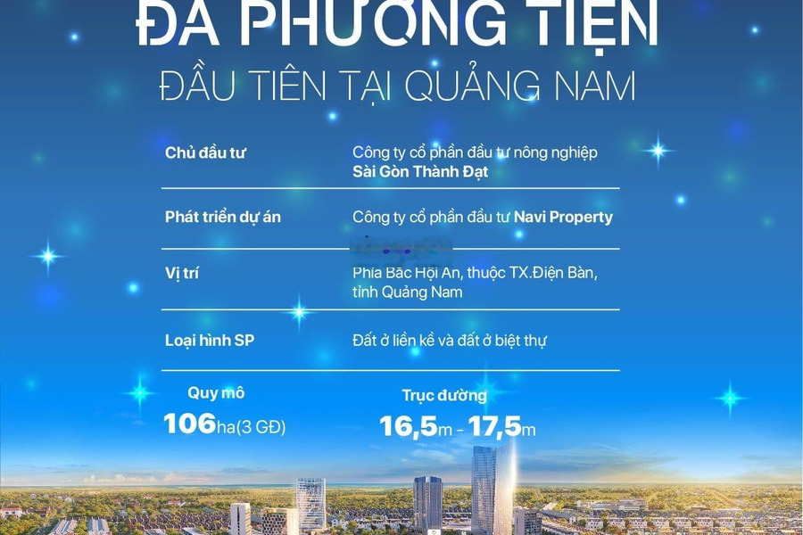 Bán đất Hội An giá chỉ 14 triệu / m2, chiết khấu 100 triệu, thanh toán linh hoạt -01