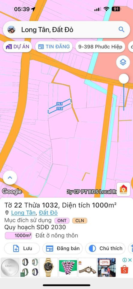 Bán đất huyện Đất Đỏ tỉnh Bà Rịa - Vũng Tàu giá 1.491 tỷ-2