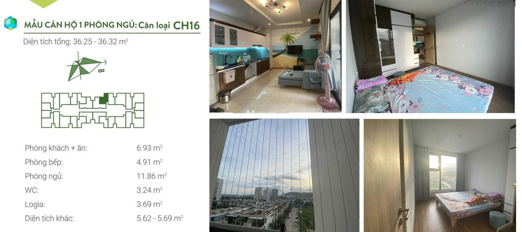 Khoảng 840 triệu bán căn hộ có diện tích là 36m2 tọa lạc ngay trên Hùng Thắng, Quảng Ninh