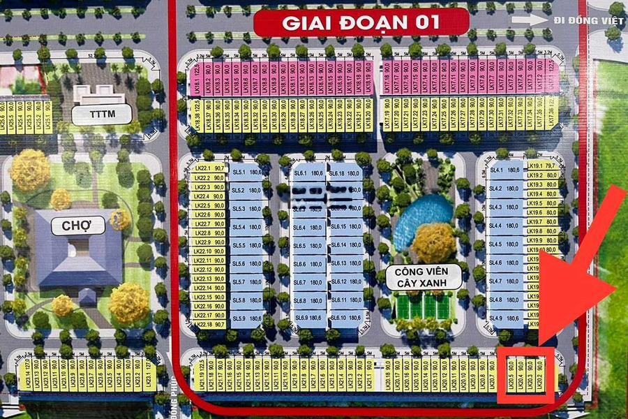 Yên Dũng, Bắc Giang 1.5 tỷ bán đất diện tích quy ước 90m2-01