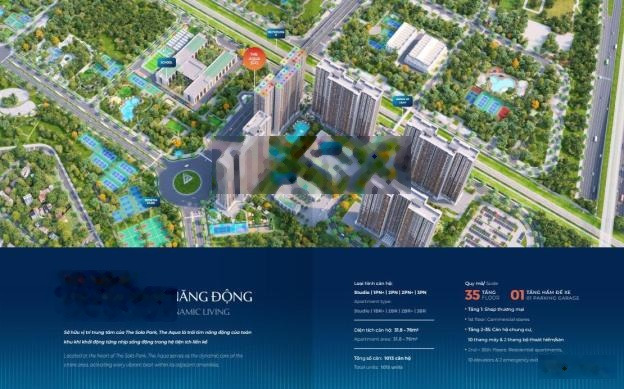 QUỸ CĂN HỘ 2PN - 3PN HOT NHẤT TẠI SMART CITY toà G2 the Sola Park -01