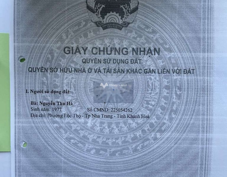 Diên Bình, Khánh Hòa 1.52 tỷ bán đất, hướng Bắc có diện tích 280m2-01