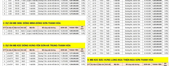 Đông Minh, Thanh Hóa bán đất giá giao lưu từ 1.1 tỷ Diện tích đất 130m2-03