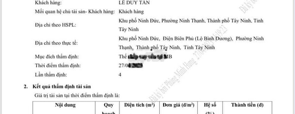 Vị trí đặt ngay trung tâm Ninh Thạnh, Tây Ninh bán nhà bán ngay với giá thương mại 1.3 tỷ tổng quan nhà này gồm có 2 PN 1 WC-02