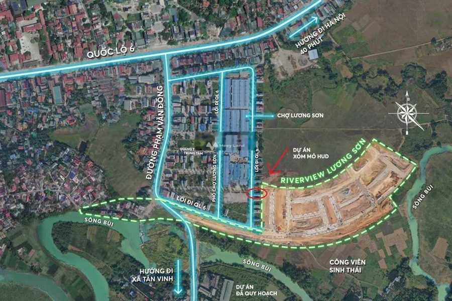 Giá bán hạt dẻ chỉ 4.2 tỷ bán đất diện tích mặt tiền 88m2 vị trí thuận lợi ngay ở Lương Sơn, Lương Sơn, hướng Tây-01