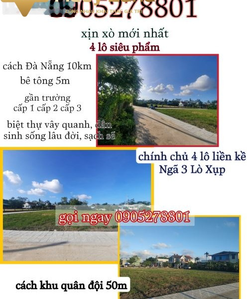 Bán đất 739 triệu Đường Trần Phú, Tỉnh Quảng Nam có dt chung là 100m2, bề ngang đường rộng 5 mét-01