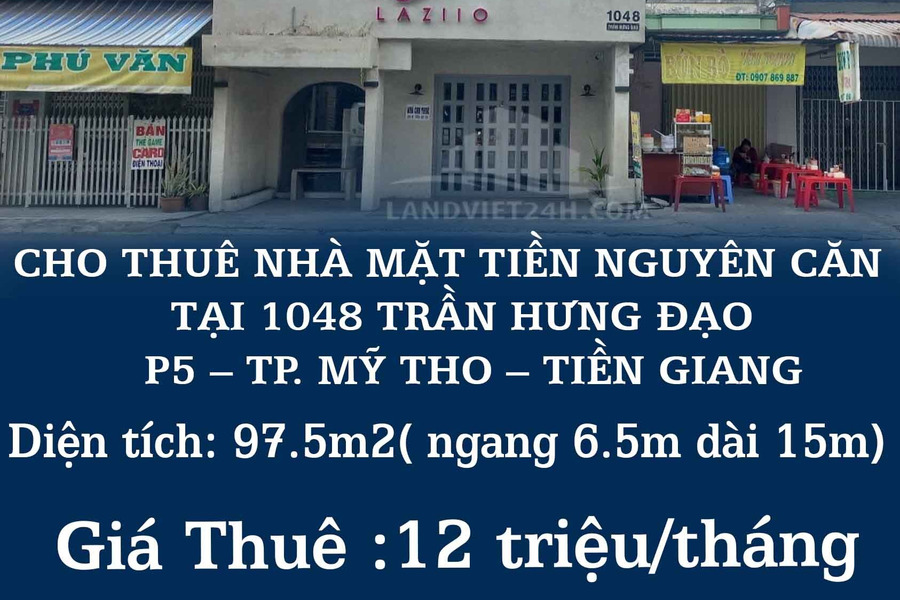 Cho thuê nhà mặt tiền nguyên căn tại 1048 Trần Hưng Đạo, Phường 5, Mỹ Tho-01