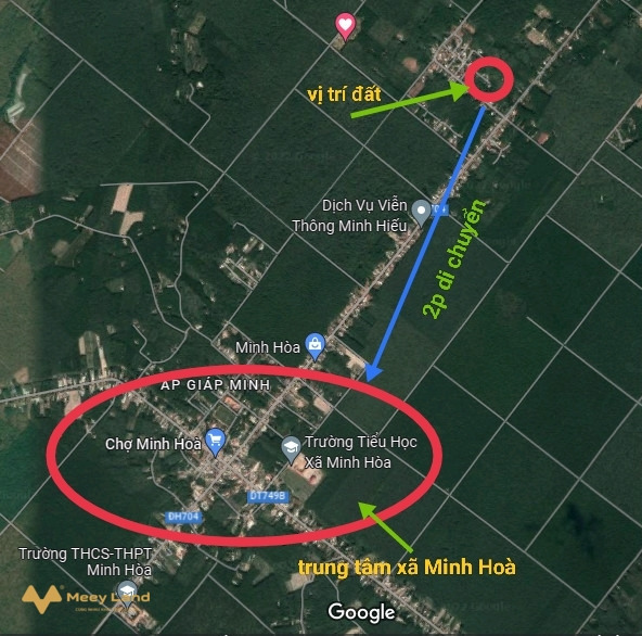 Đất thổ cư Dầu Tiếng gần trung tâm xã Minh Hòa 206m2 chỉ 960 triệu, xây nhà ở ngay-01