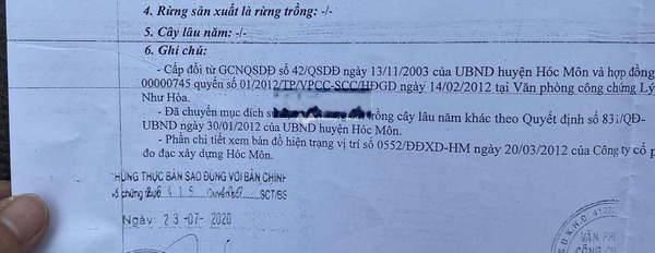 Công việc cấp bách bán đất Xuân Thới Thượng, Hồ Chí Minh giá bàn giao chỉ 17.3 tỷ diện tích là 1735m2-03