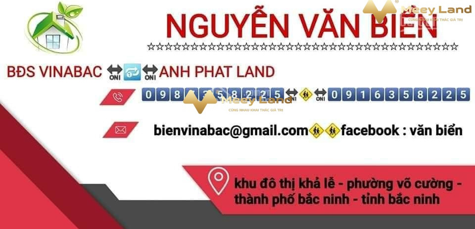 Vị trí cực kì thuận lợi ngay tại Võ Cường, Bắc Ninh, bán đất giá bán đề xuất 4,1 tỷ, diện tích 71m2