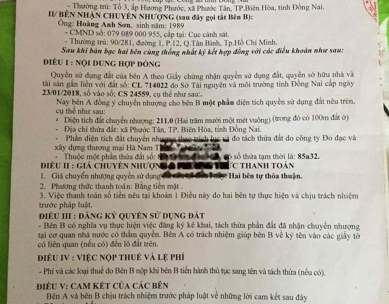 Có nhu cầu bán đất Phước Tân, Biên Hòa giá bán liền từ 3 tỷ có diện tích khoảng 407m2-01