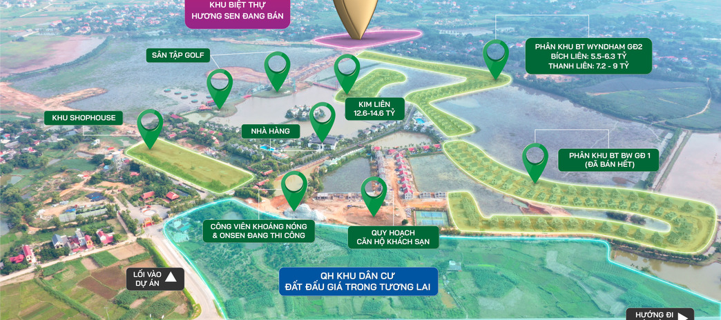 Hot: bán biệt thự tặng mặt hồ, tự xây tại vườn vua Resort & Villas Thanh Thủy, Phú Thọ