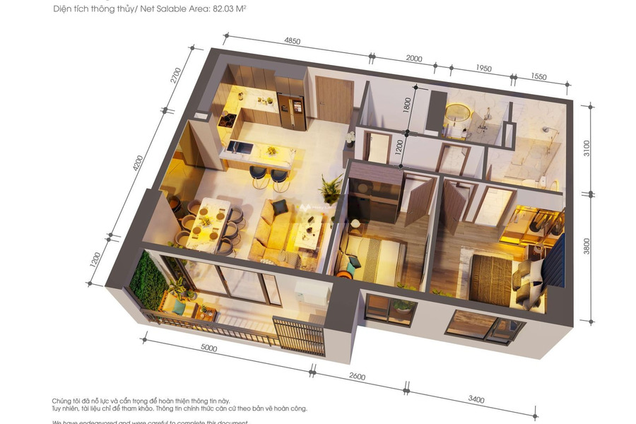 Bán chung cư căn hộ nhìn chung có tổng Cơ bản vị trí trung tâm Thủ Dầu Một, Bình Dương bán ngay với giá đặc biệt 3.33 tỷ-01