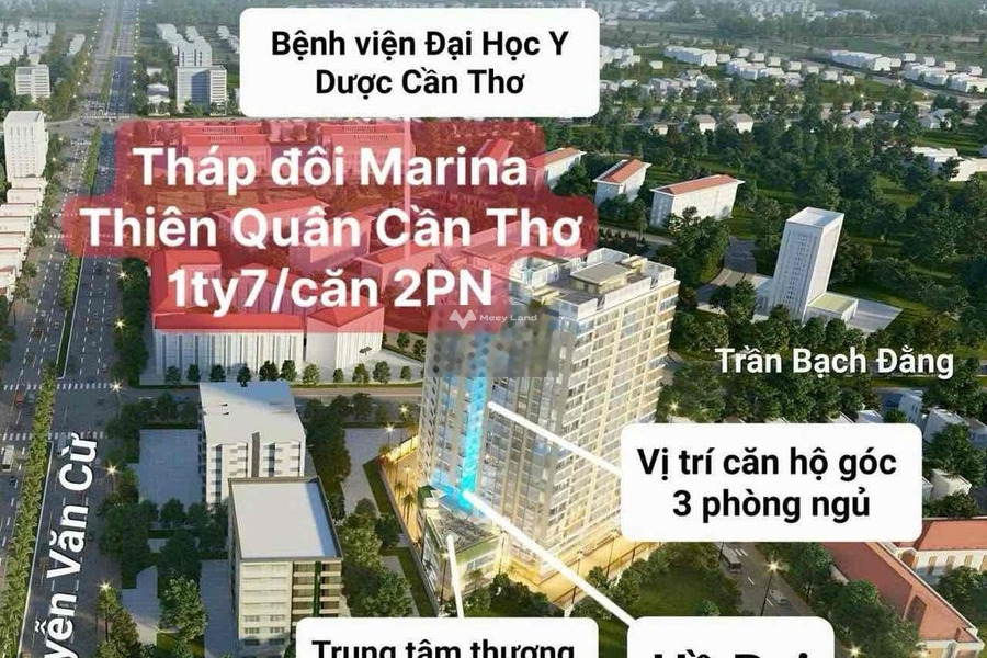 Bán căn hộ vị trí đẹp tọa lạc ở Trần Bạch Đằng, Cần Thơ, trong căn hộ này gồm 2 phòng ngủ, 2 WC trao đổi trực tiếp-01