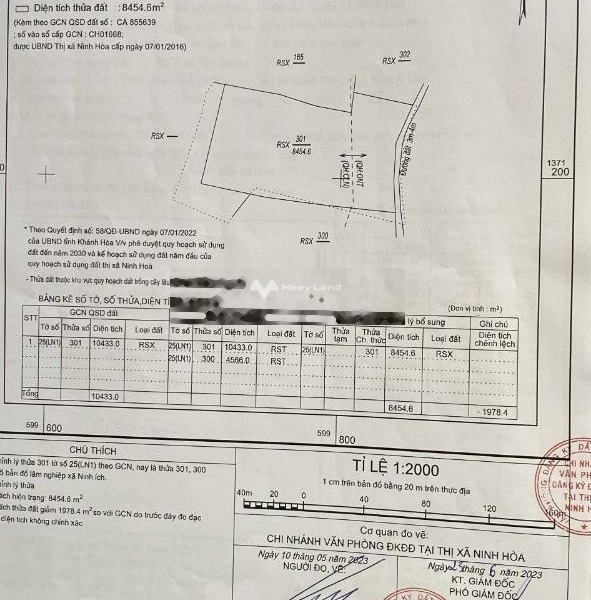 Giá bán cực êm 5.49 tỷ bán đất có diện tích là 8454m2 vị trí mặt tiền ở Ninh Ích, Khánh Hòa-01