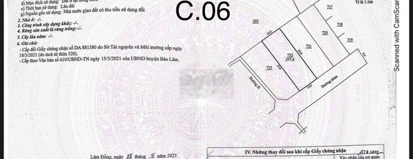 Nguyễn Văn Cừ, Bảo Lộc 1.5 tỷ bán đất, hướng Đông Nam Có tổng diện tích 249m2-03