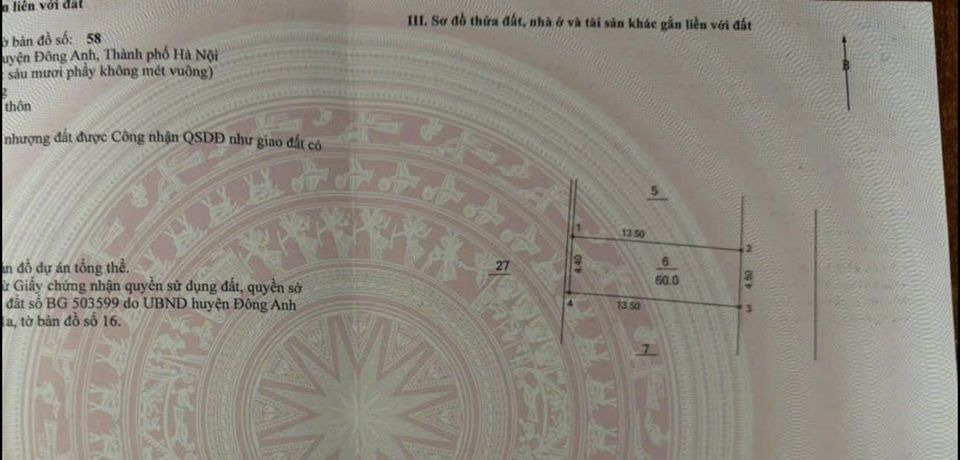 Bán đất huyện Đông Anh thành phố Hà Nội giá 6.0 tỷ-0