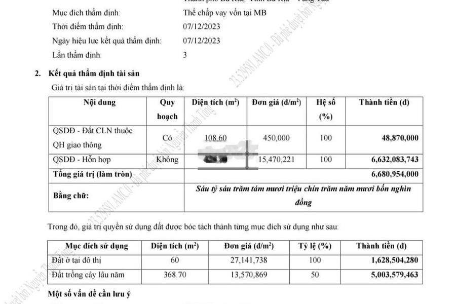 Bán đất 2 mặt tiền đường Ung Văn Khiêm, TP Bà Rịa -01