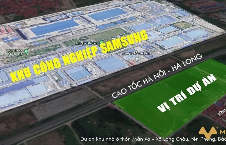 Cần bán đất nền khu công nghiệp Yên Phong, Bắc Ninh-01