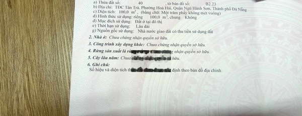 Giá hợp lý 8.2 tỷ bán đất diện tích đúng với trên ảnh 200m2 vị trí thuận lợi tọa lạc gần Võ Văn Đồng, Hòa Hải, hướng Nam-02