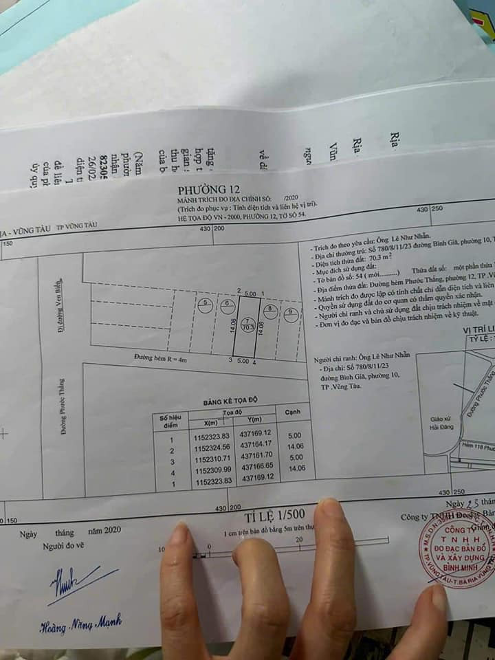 Bán đất thành phố Bà Rịa tỉnh Bà Rịa - Vũng Tàu giá 520.0 triệu-1