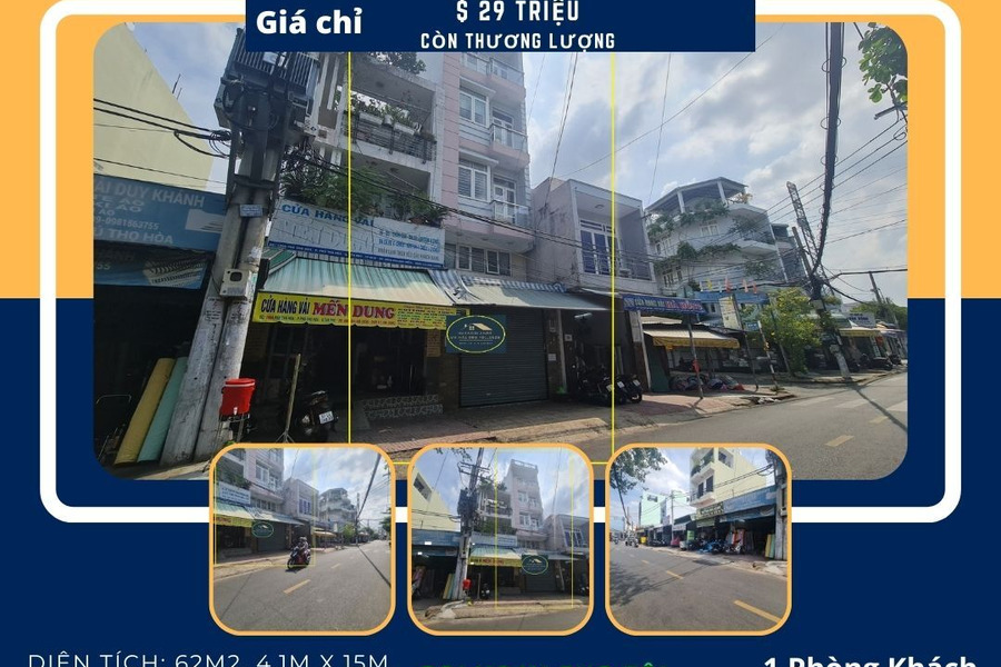 Cho thuê nhà mặt tiền Phú Thọ Hòa 62m2, 5 lầu-01