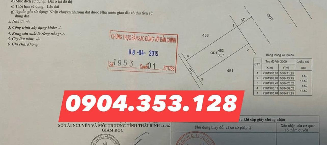 Cần bán nhà riêng thành phố Thái Bình tỉnh Thái Bình