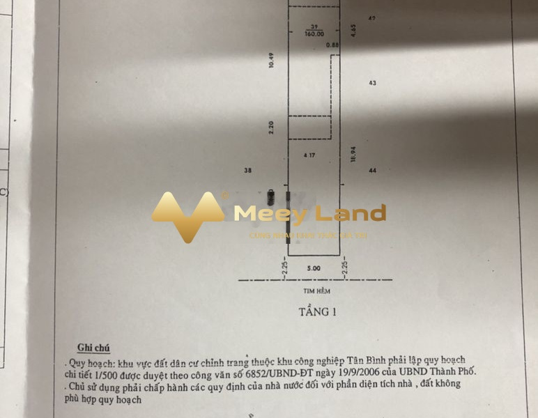 Giá bán chốt nhanh từ 13 tỷ bán đất diện tích thực 160m2 vị trí mặt tiền tọa lạc tại Phường Tây Thạnh, Quận Tân Phú-01