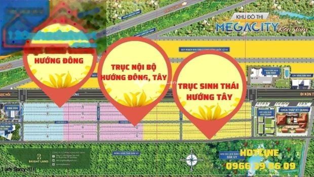 Giá chỉ 480 triệu bán đất diện tích thực như trên hình 360m2 vị trí nằm ngay ở Hùng Vương, Đắk Hà-01