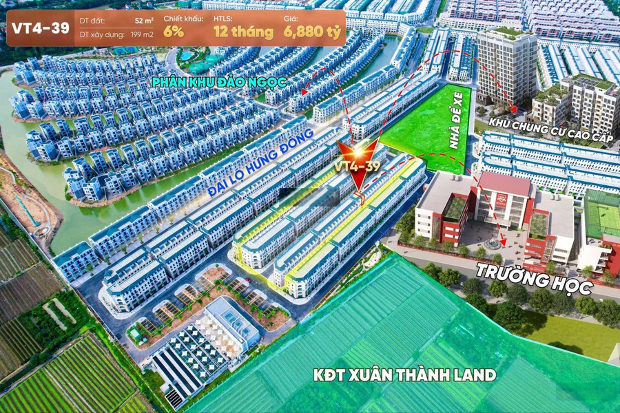 Chính chủ bán giá chỉ 6,2 tỷ cho 200m2 xây căn liền kề rẻ nhất tại Vinhomes Ocean Park 3 -01