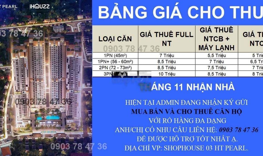 Cho thuê chung cư vị trí đặt ở tại Nguyễn Bỉnh Khiêm, Bình Dương, căn hộ này gồm có 2 phòng ngủ, 2 WC nội thất hiện đại-01