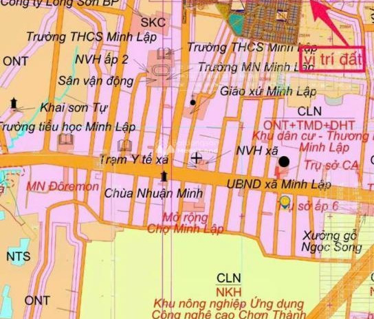 Bán nhanh lô đất nền 300m2 tại Xã Minh Lập, Chơn Thành, Bình Phước, giá 850 triệu