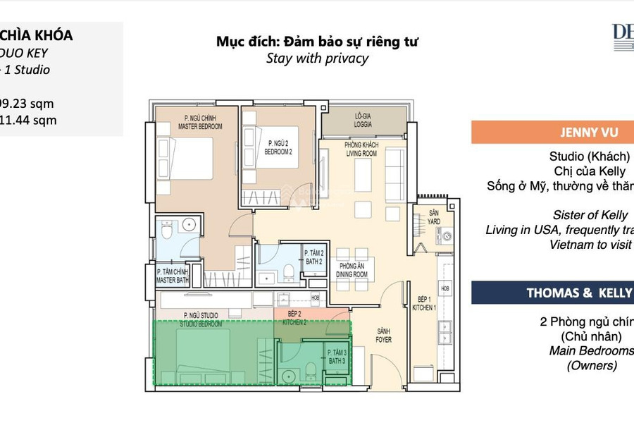 Dự án De La Sol, bán căn hộ vị trí nằm ngay Quận 4, Hồ Chí Minh diện tích quy ước 72m2 căn hộ nhìn chung có Đầy đủ-01