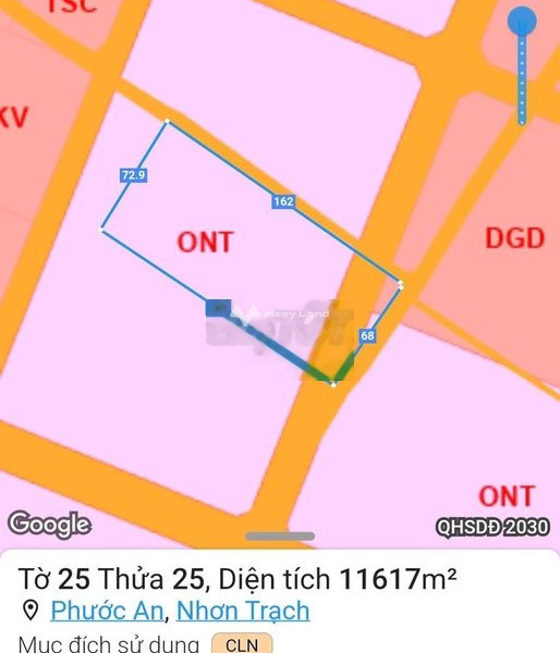 Nằm tại Phước An, Đồng Nai bán đất 34.8 tỷ diện tích chuẩn là 11617m2-01