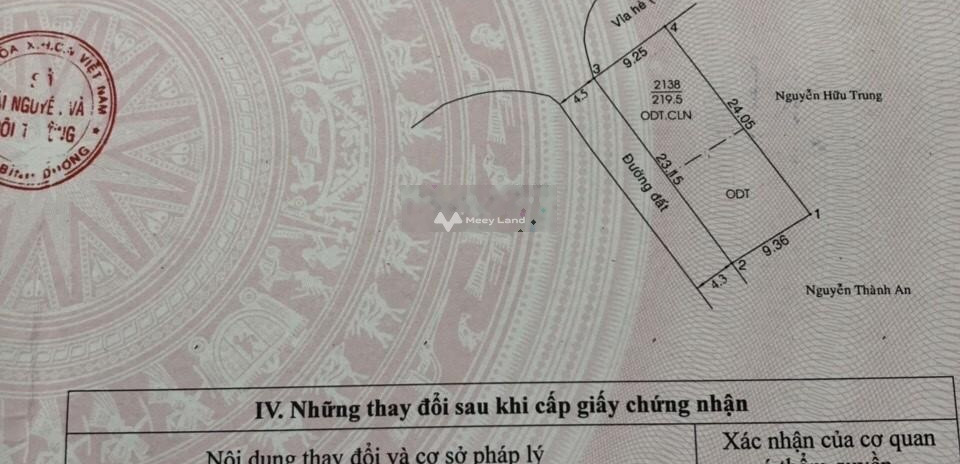 Ngay Phạm Ngọc Thạch, Phú Mỹ bán đất 15 tỷ, hướng Tây - Bắc có diện tích chính 2195m2