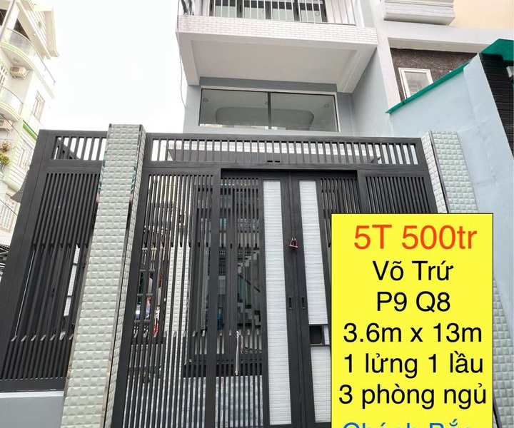 Cần bán nhà riêng Quận 8 thành phố Hồ Chí Minh giá 500 triệu-01