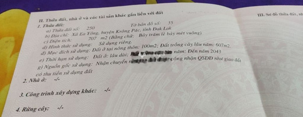 Bán đất 3.1 tỷ Y Jut, Krông Pắc có diện tích là 700m2-03