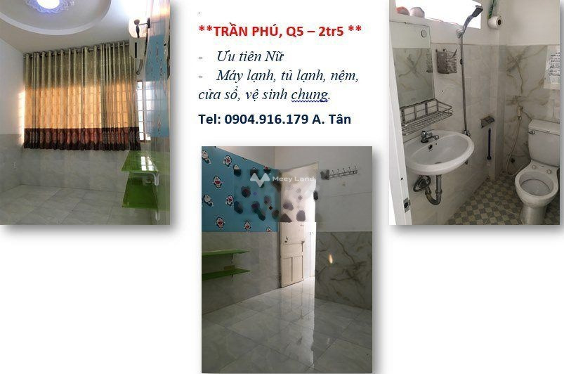 Rất gấp cho thuê phòng trọ tổng diện tích là 12m2 mặt tiền nằm ở Trần Phú, Hồ Chí Minh thuê ngay với giá cực rẻ từ 2.5 triệu/tháng-01