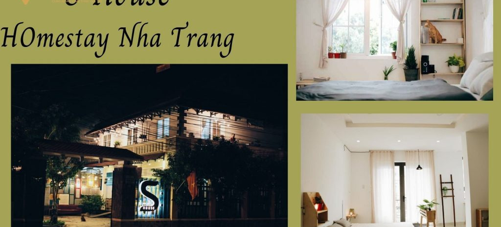 Cho thuê homestay S House Nha Trang, Khánh Hòa với lối kiến trúc phong cách phương Tây độc đáo