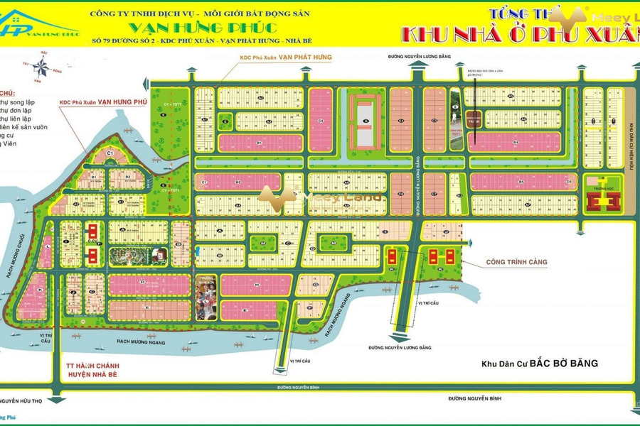 Nằm ngay Phú Xuân Vạn Hưng Phú bán đất 5.54 tỷ Xã Phú Xuân, Huyện Nhà Bè có diện tích khoảng 154m2-01