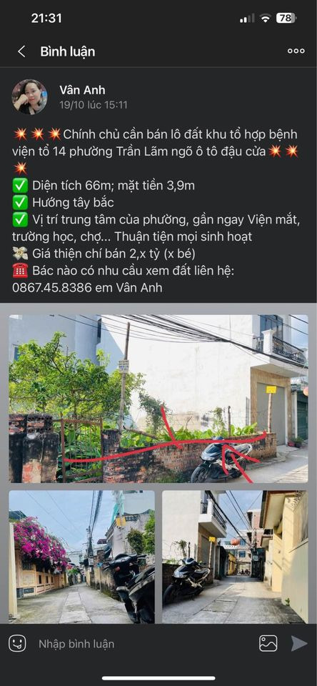 Bán đất thành phố Thái Bình tỉnh Thái Bình giá 2.0 tỷ-0