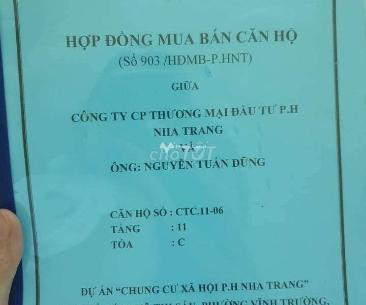 Bán chung cư mặt tiền tọa lạc ở Võ Thị Sáu, Nha Trang, bán ngay với giá thực tế từ 960 triệu với diện tích là 6374m2-01