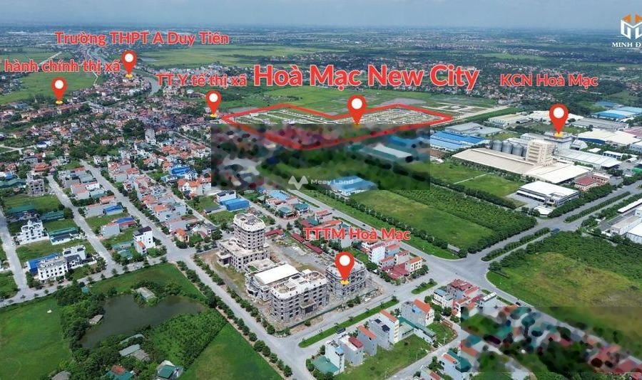 Vị trí thuận lợi Hòa Mạc, Duy Tiên bán đất giá bán hạt dẻ chỉ 1.9 tỷ diện tích trong khoảng 100m2-01