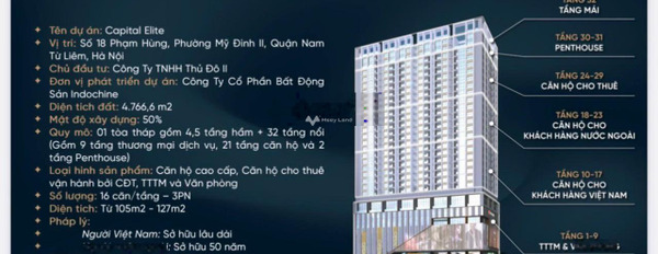 Giá 8.8 tỷ, bán chung cư diện tích rất rộng 119m2 vị trí phát triển Nam Từ Liêm, Hà Nội, hướng Tây, căn hộ này gồm 3 PN, 2 WC vị trí trung tâm-02