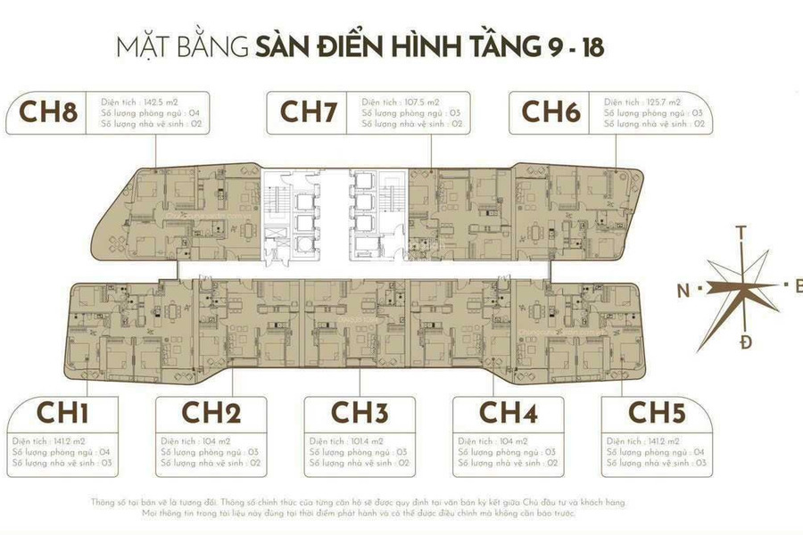 Khoảng 8.88 tỷ bán căn hộ diện tích rất rộng 141m2 vị trí mặt tiền nằm tại Bắc Từ Liêm, Hà Nội-01