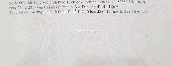 Cần gấp bán mảnh đất, 290m2 giá siêu mềm 10 tỷ vị trí đẹp nằm tại Cẩm Thanh, Hội An, hướng Tây Nam giấy tờ nhanh chóng-02