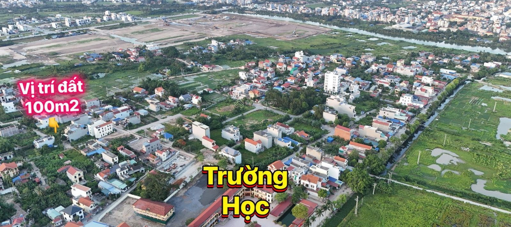 Bán đất chính chủ 100m2 lô góc mặt tiền 6,2m, Hoa Động, TN đường rộng 6,5m đối diện dự án Hoàng Huy 