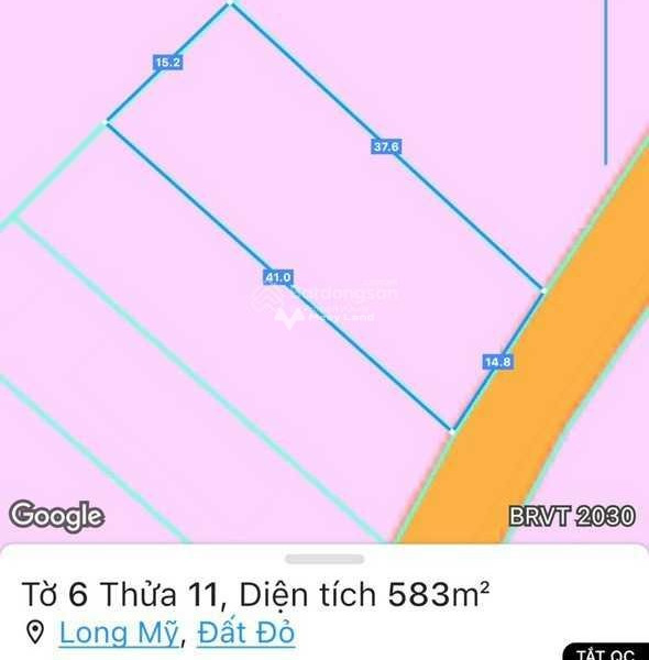 4.65 tỷ bán đất Có tổng diện tích 583m2 vị trí mặt tiền tọa lạc ở Đất Đỏ, Bà Rịa-Vũng Tàu-01